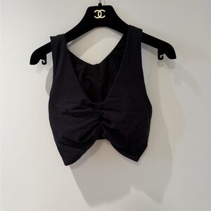 Lululemon Athletica Black Crop Top